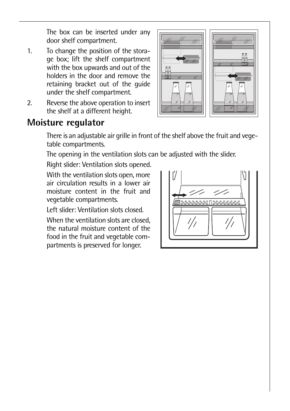 Moisture regulator | Electrolux C 8 18 43 i User Manual | Page 9 / 28