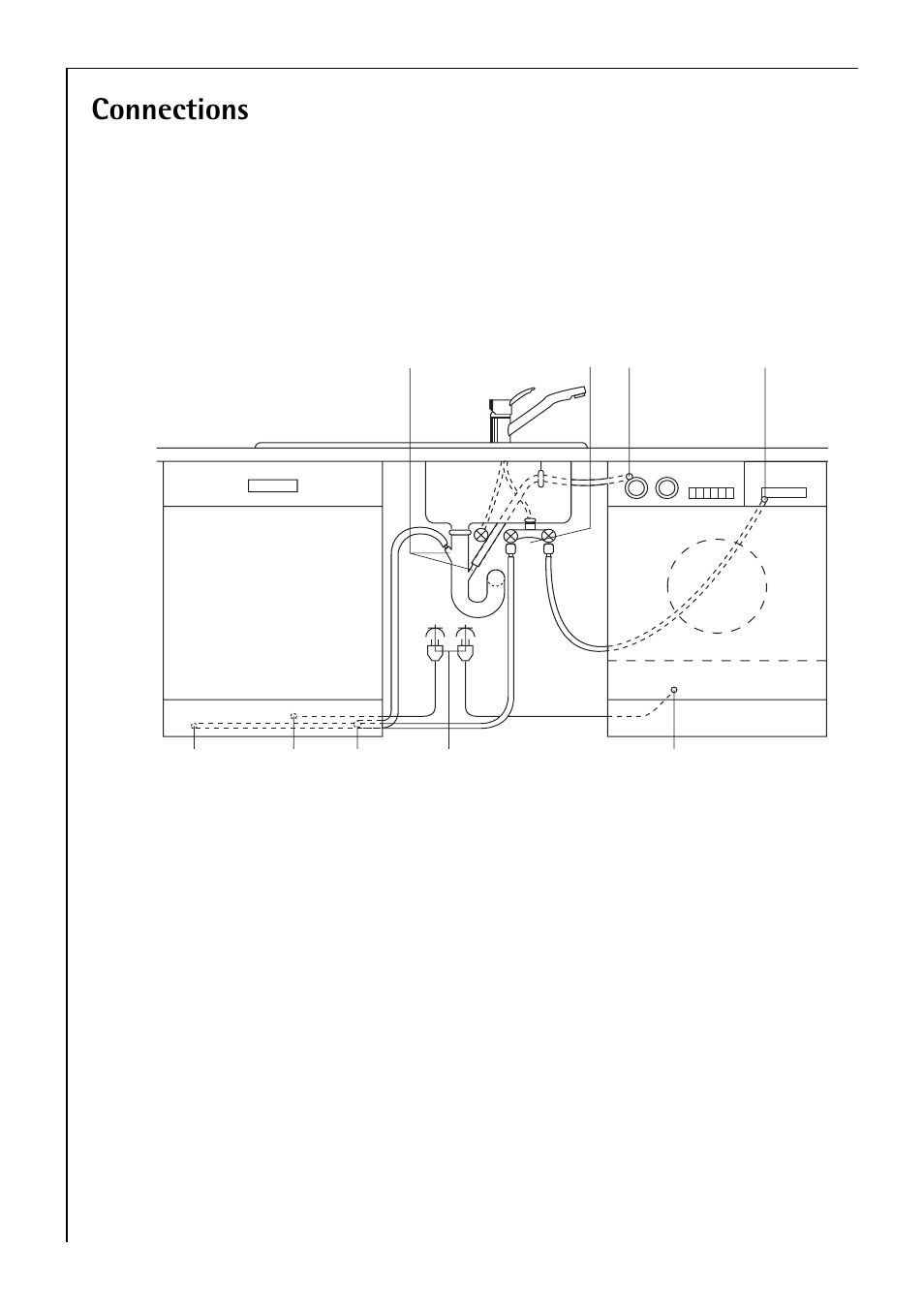 Connections | Electrolux 50750 VI User Manual | Page 36 / 40