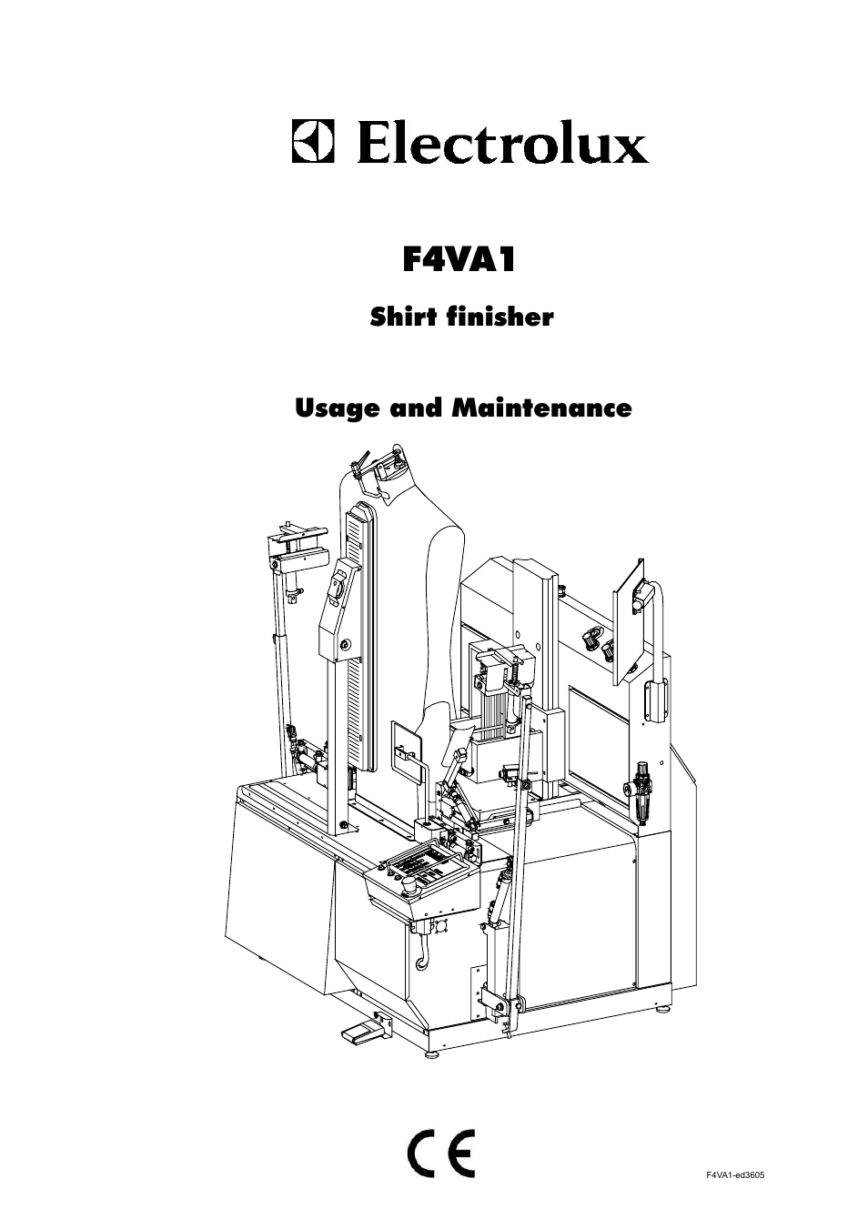 Electrolux Shirt Finisher F4VA1 User Manual | 44 pages