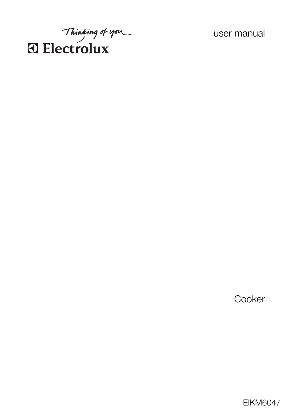 Electrolux EIKM6047 User Manual | 28 pages