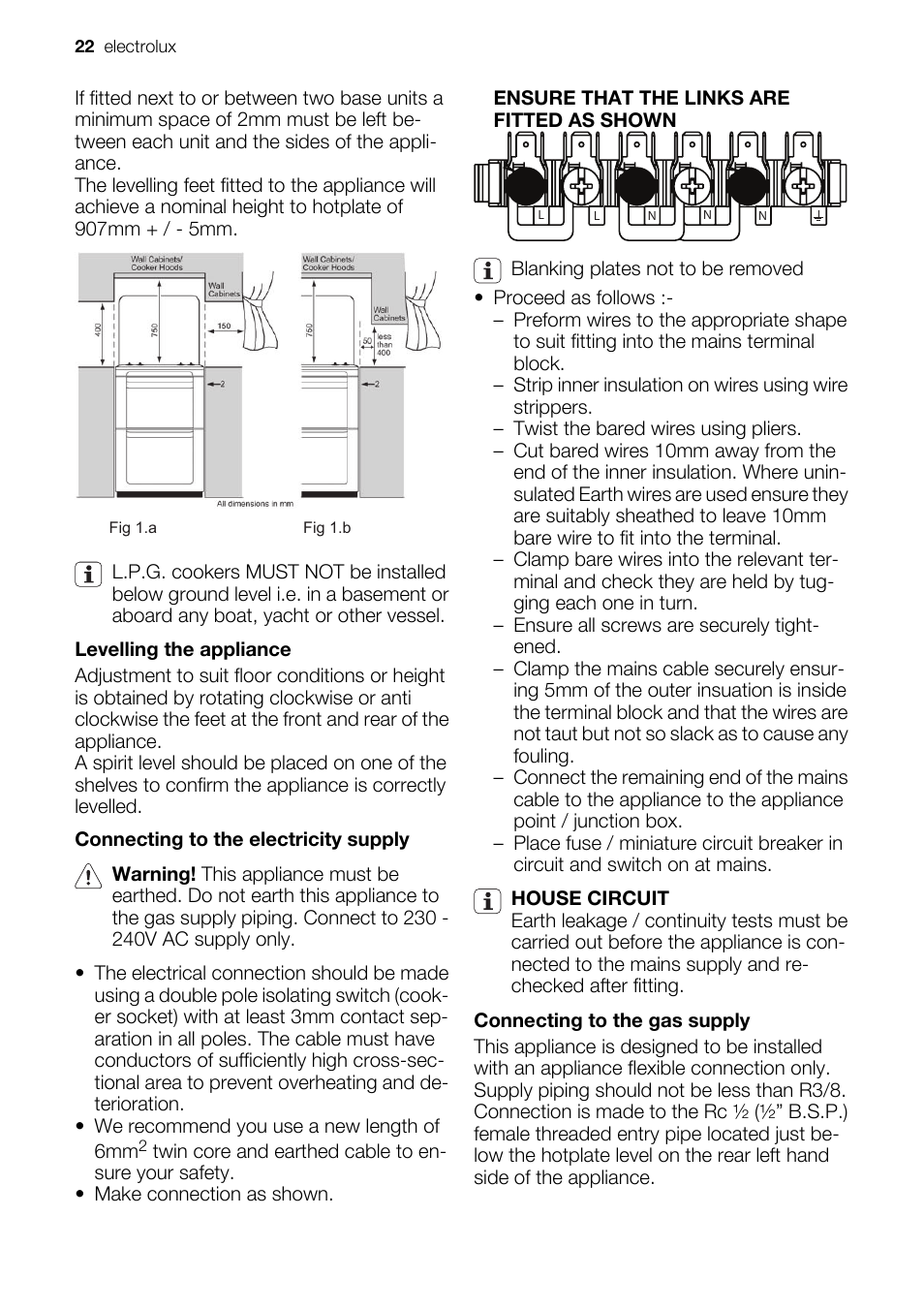 Electrolux EIKM6047 User Manual | Page 22 / 28