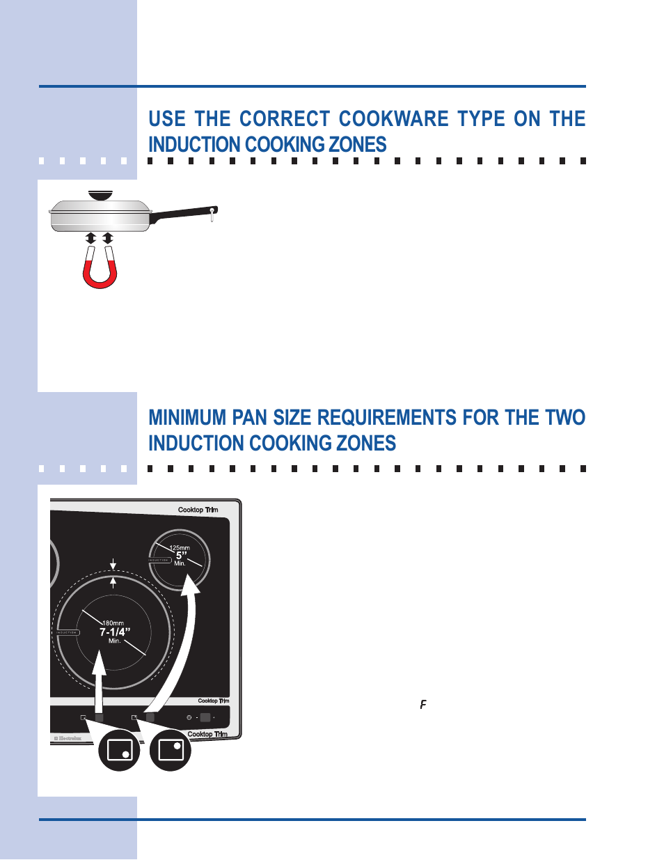 Before using the cooktop | Electrolux 318 203 603 (0709) User Manual | Page 14 / 32