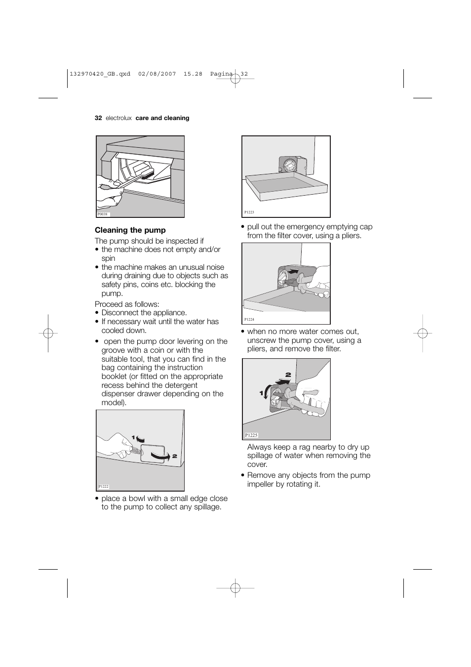 Electrolux EWW 12480 W User Manual | Page 32 / 96