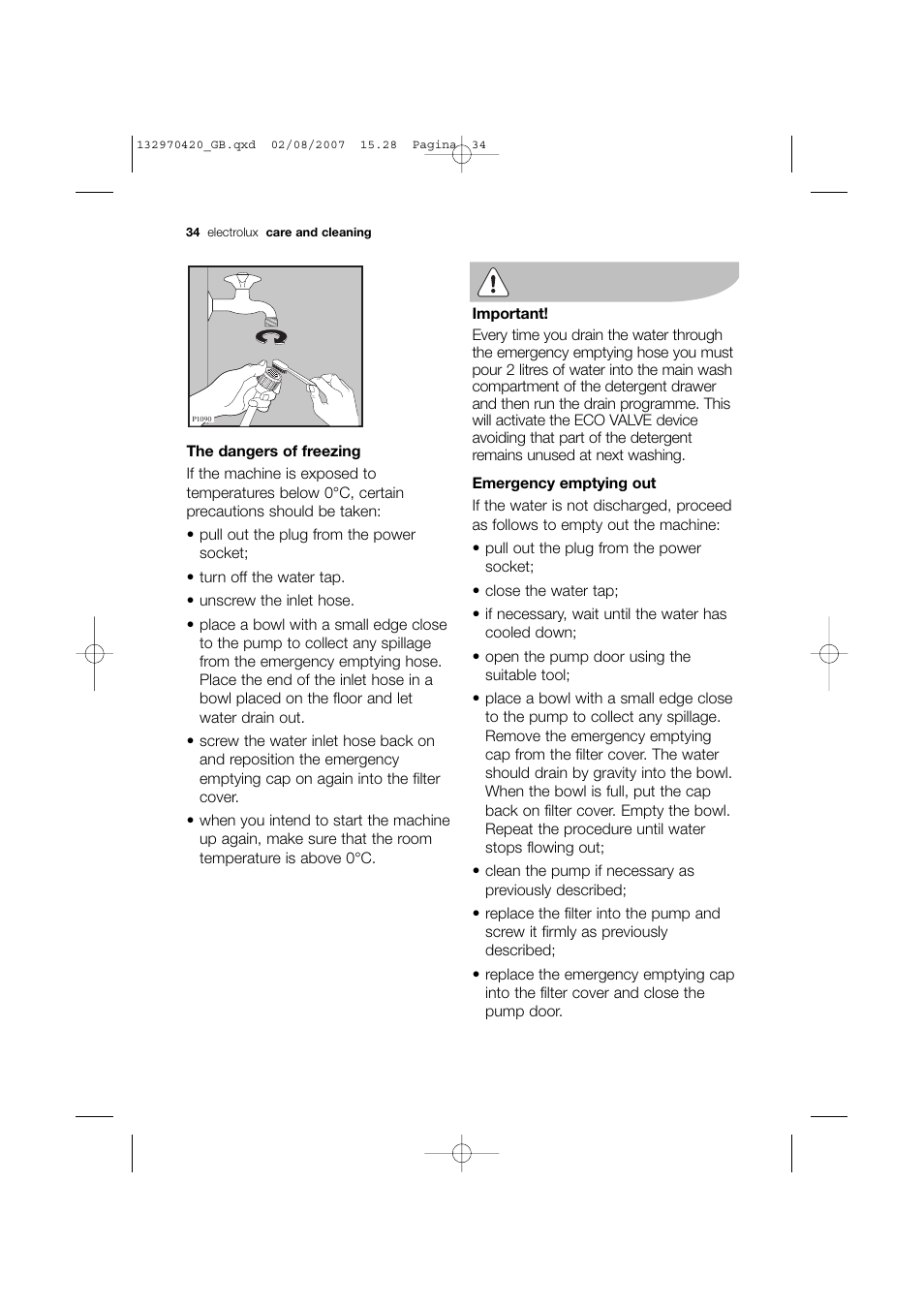 Electrolux EWW 12480 W User Manual | Page 34 / 96