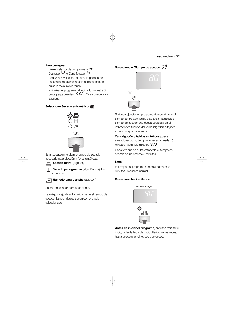 Electrolux EWW 12480 W User Manual | Page 57 / 96