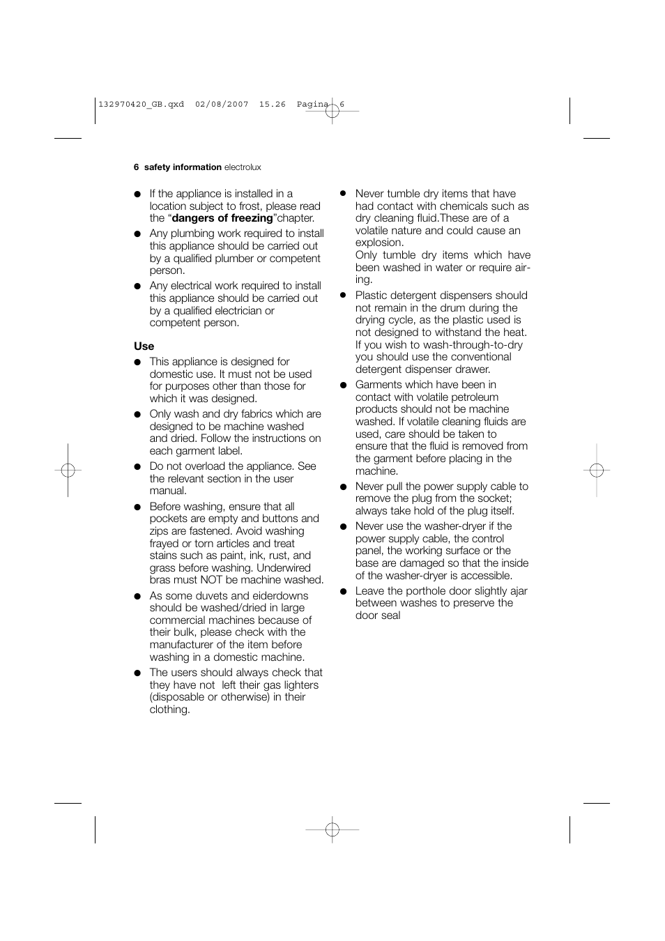 Electrolux EWW 12480 W User Manual | Page 6 / 96