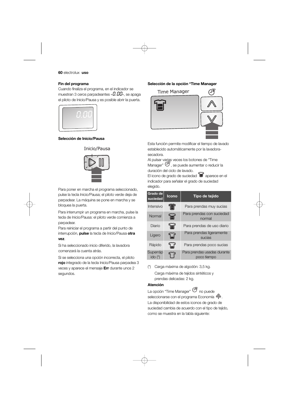 Electrolux EWW 12480 W User Manual | Page 60 / 96