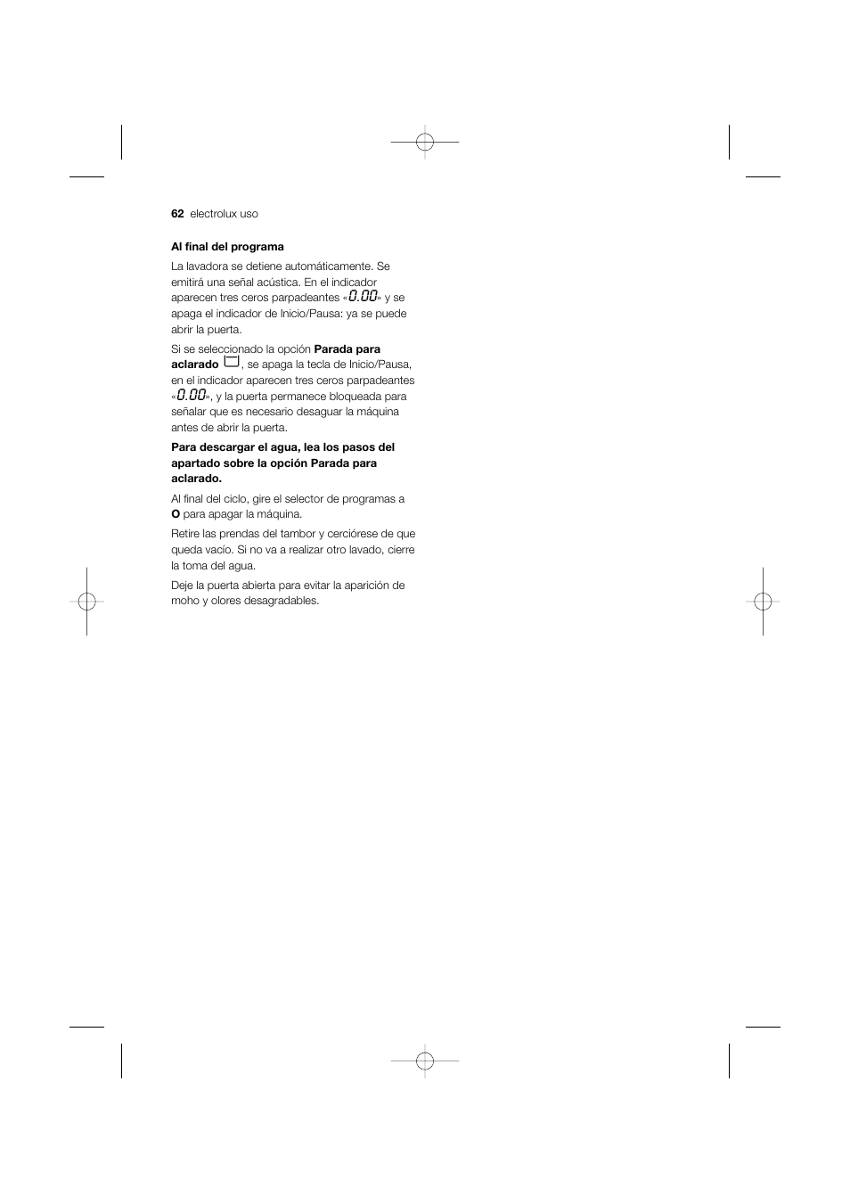 Electrolux EWW 12480 W User Manual | Page 62 / 96