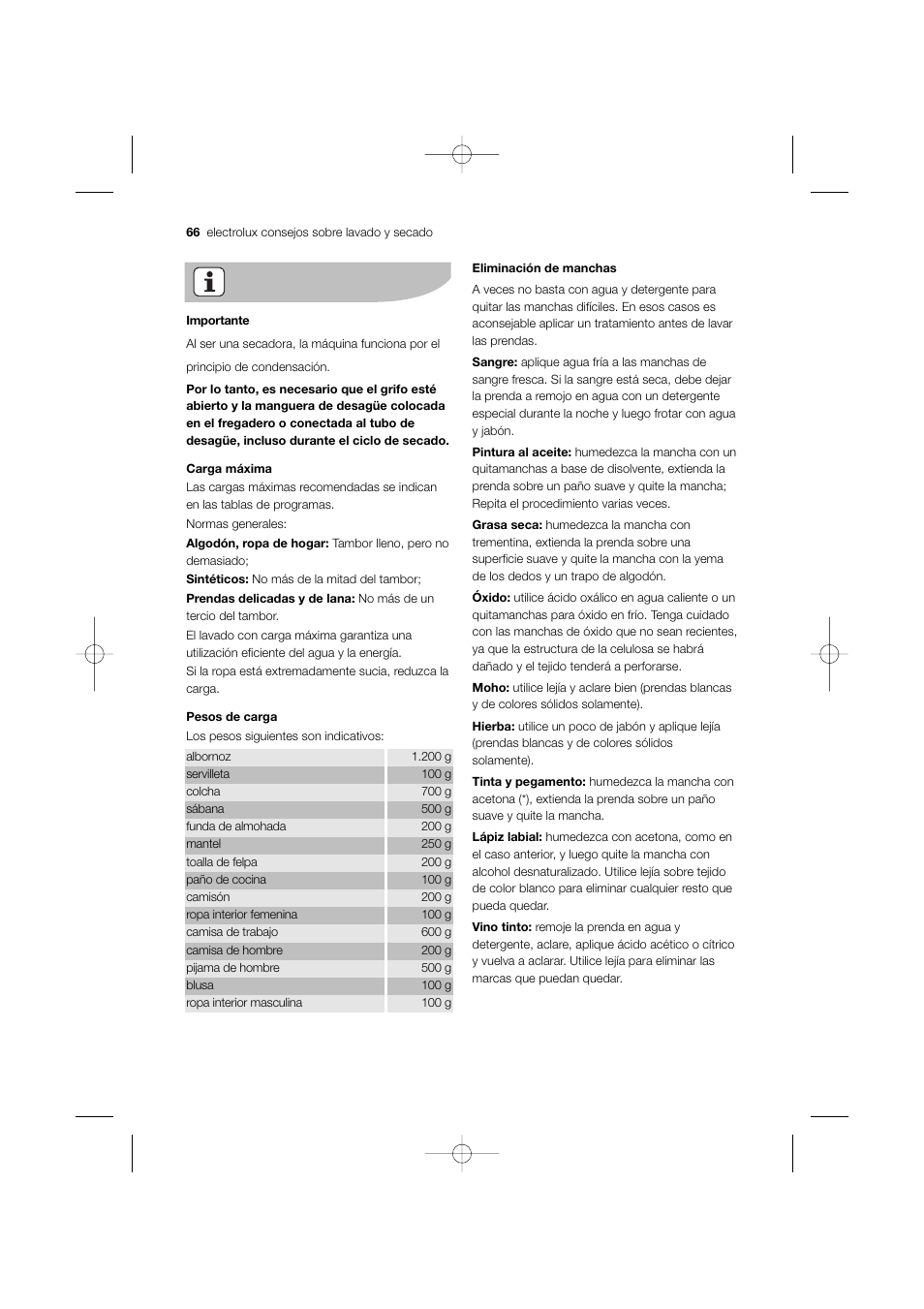 Electrolux EWW 12480 W User Manual | Page 66 / 96