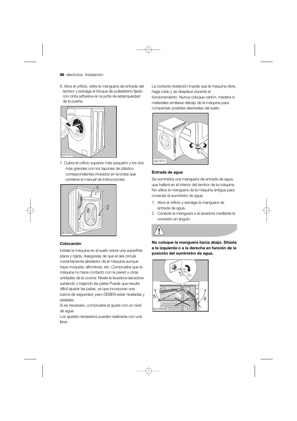Electrolux EWW 12480 W User Manual | Page 86 / 96