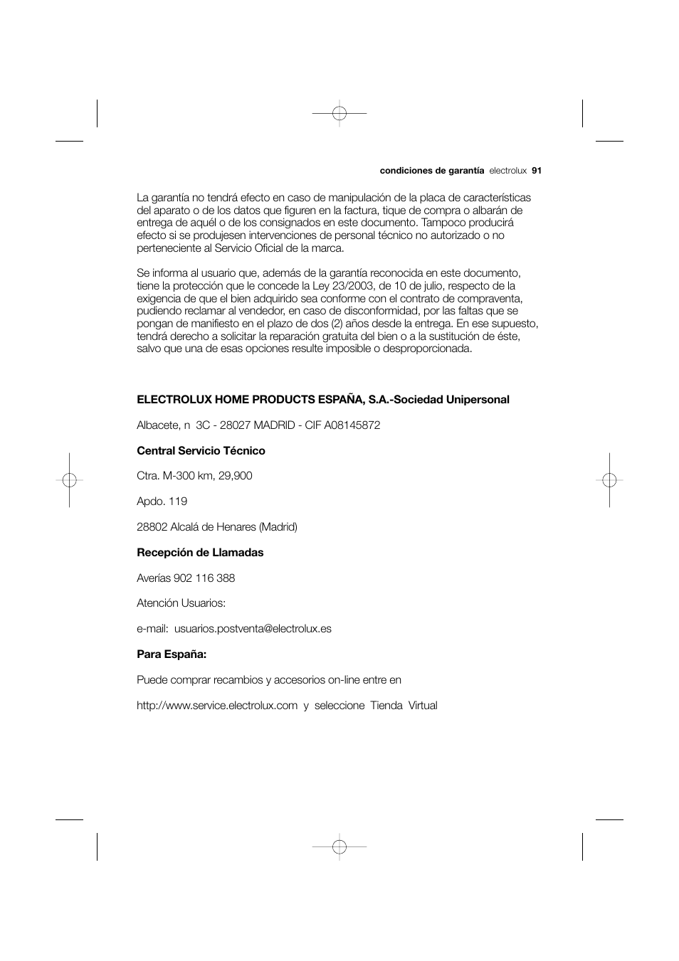 Electrolux EWW 12480 W User Manual | Page 91 / 96