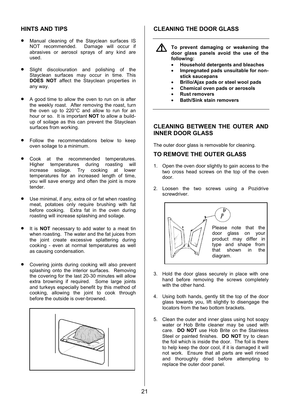 Electrolux CSM 559 User Manual | Page 21 / 36