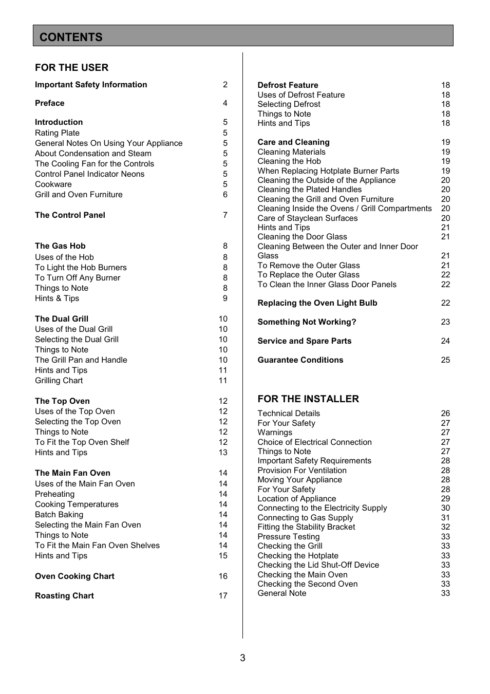 Electrolux CSM 559 User Manual | Page 3 / 36