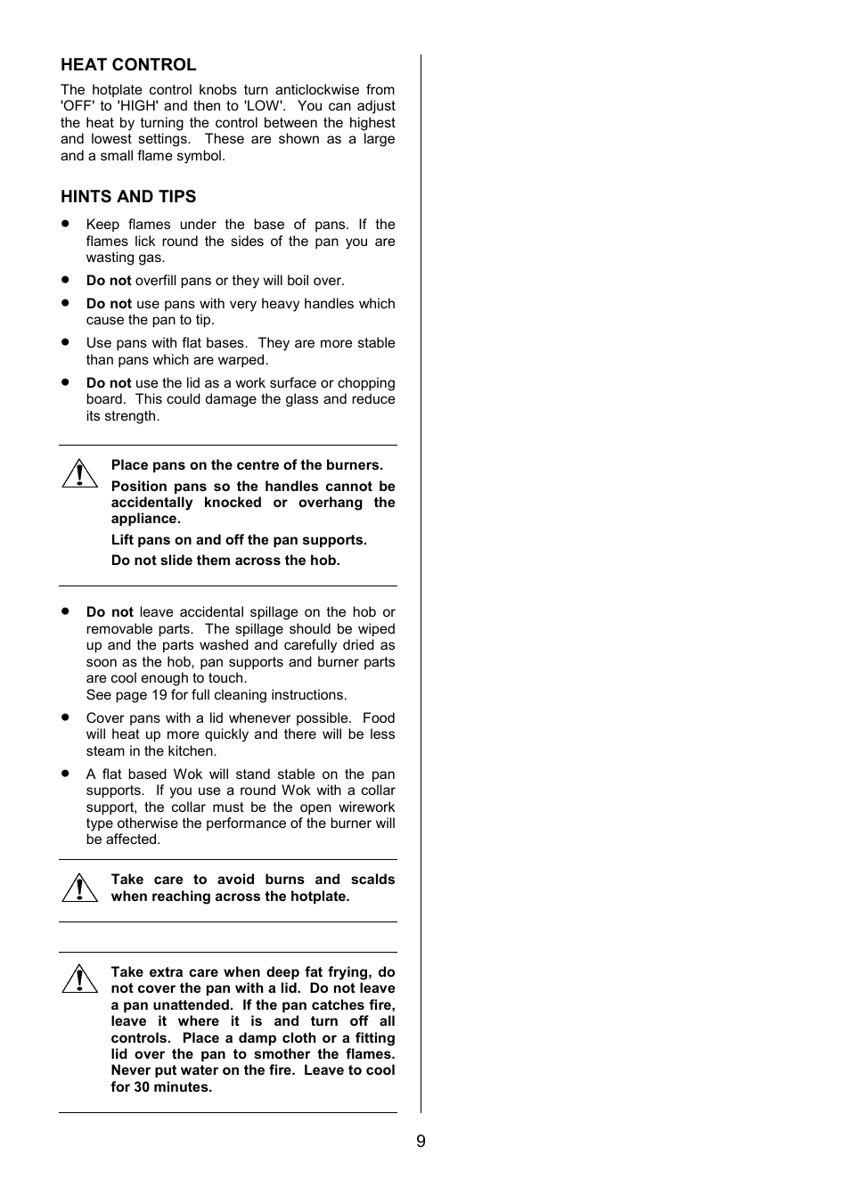 Electrolux CSM 559 User Manual | Page 9 / 36