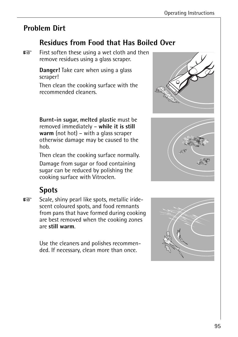 Spots | Electrolux C68000K User Manual | Page 27 / 38