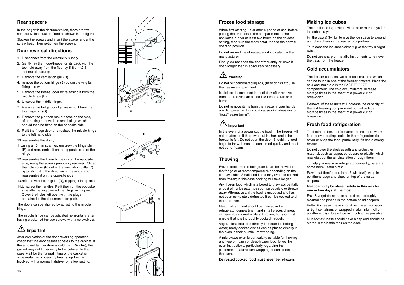 Electrolux ERB 3225 X User Manual | Page 16 / 17