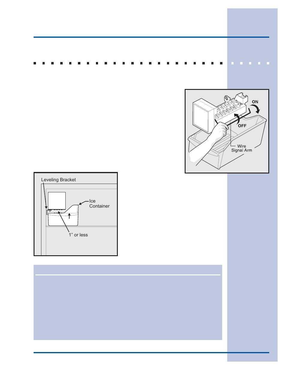 Ice service | Electrolux 297122900 (0608) User Manual | Page 15 / 20