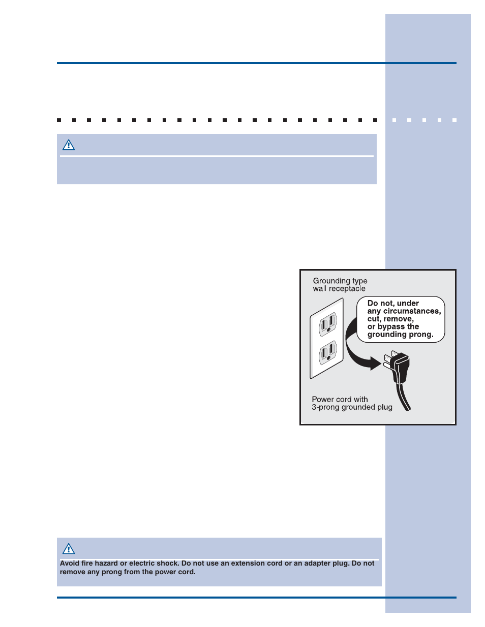 Safety, Electrical information | Electrolux 297122900 (0608) User Manual | Page 5 / 20