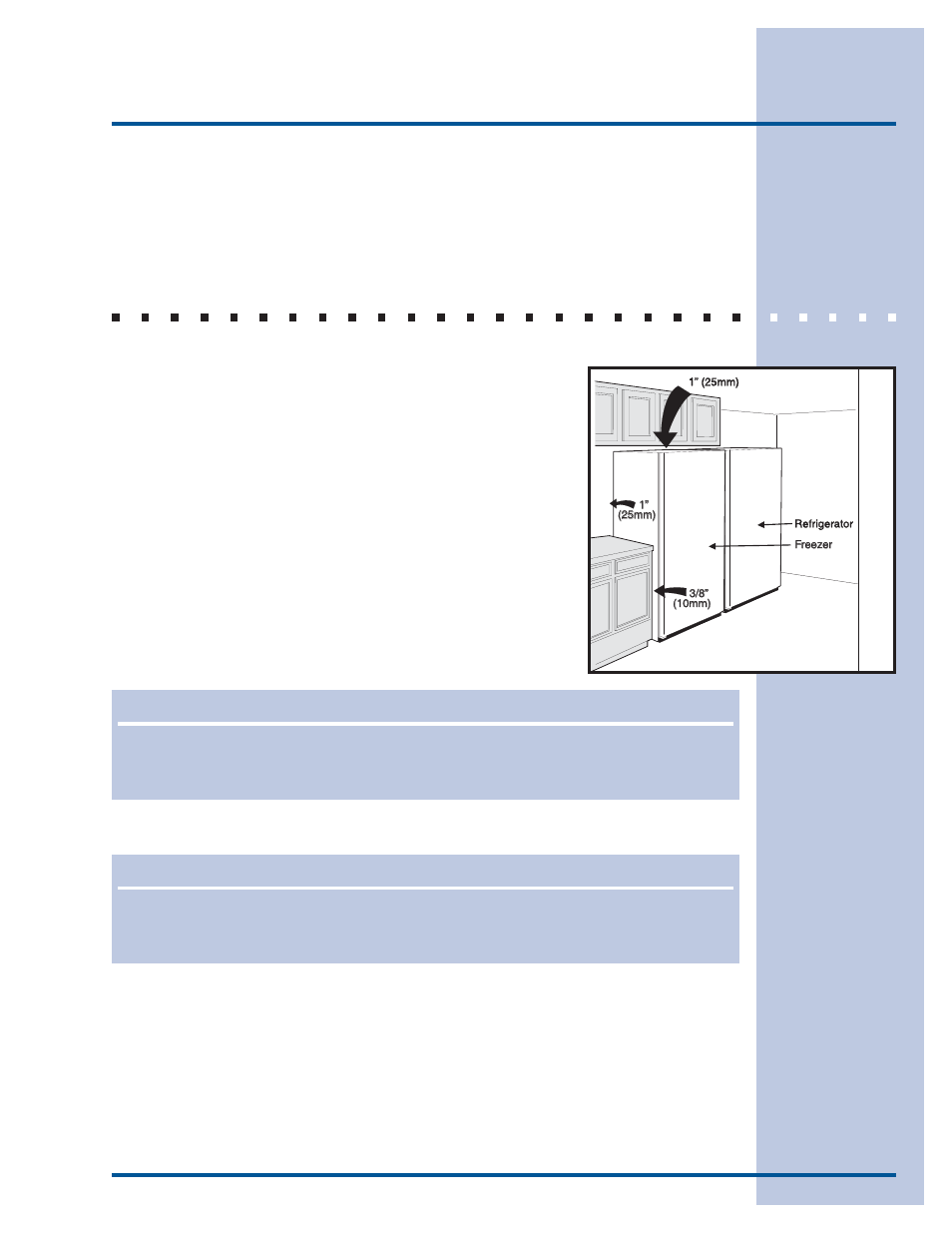 Installation, Door opening leveling | Electrolux 297122900 (0608) User Manual | Page 7 / 20