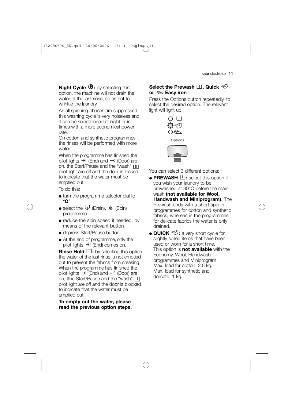 Electrolux EWF 12040 User Manual | Page 11 / 40