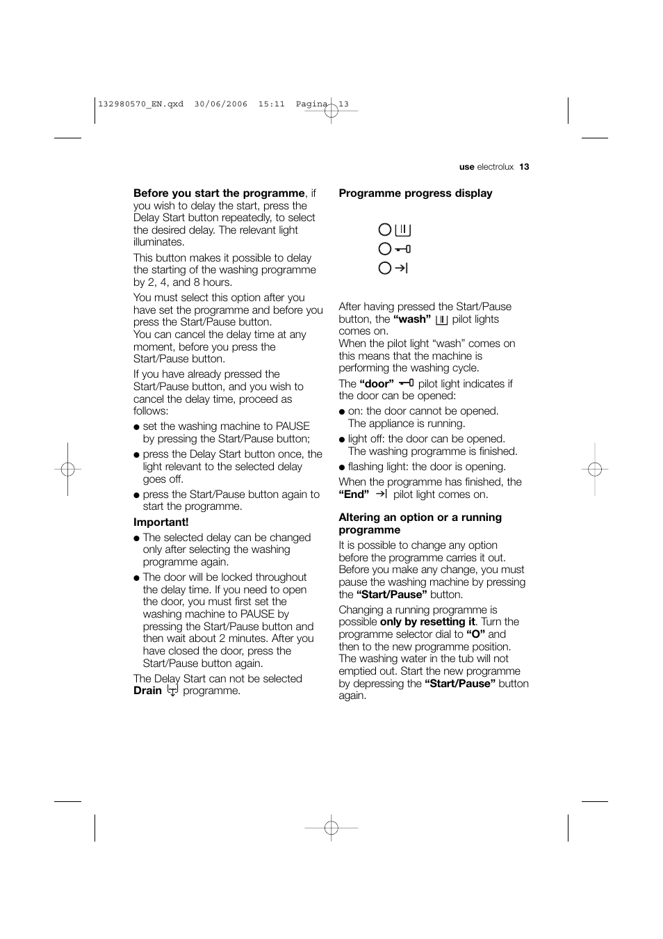 Electrolux EWF 12040 User Manual | Page 13 / 40