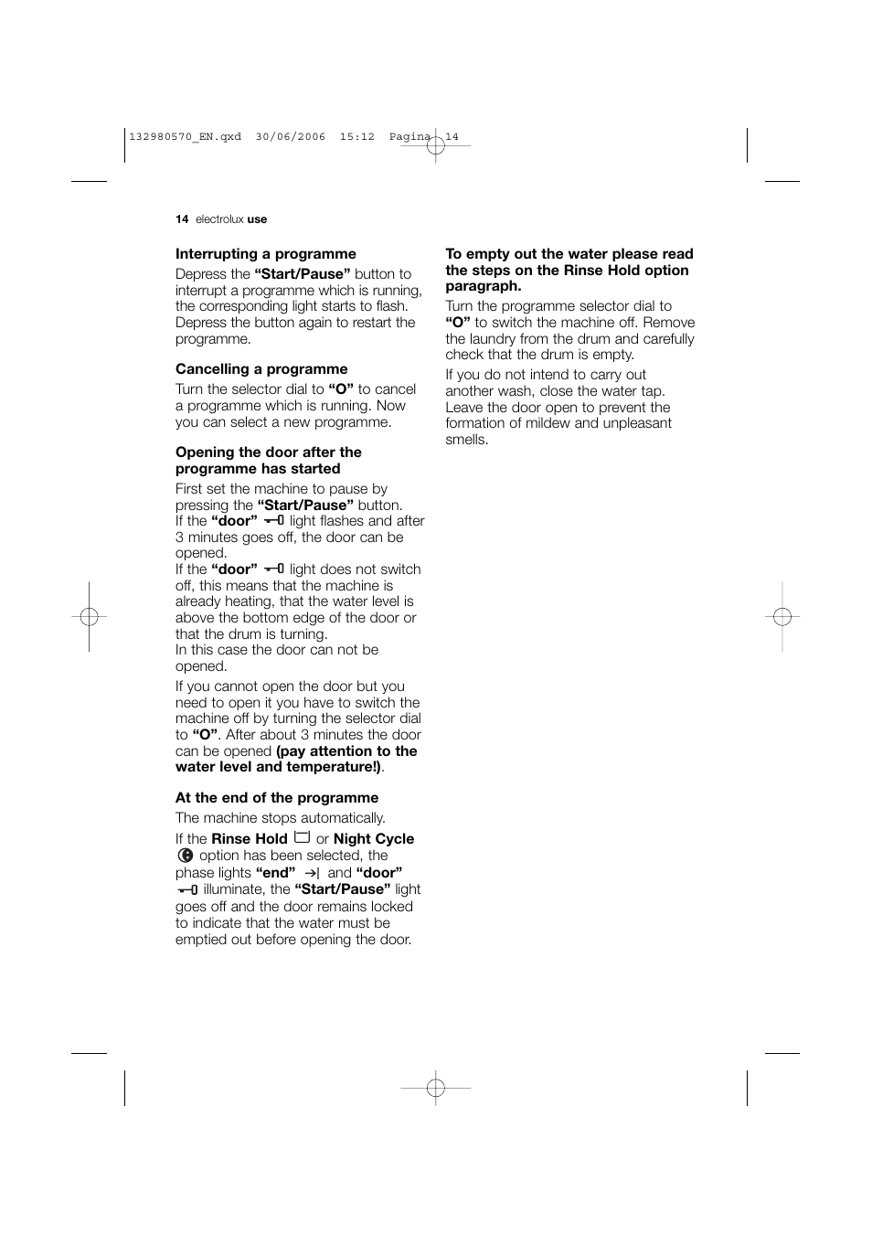 Electrolux EWF 12040 User Manual | Page 14 / 40