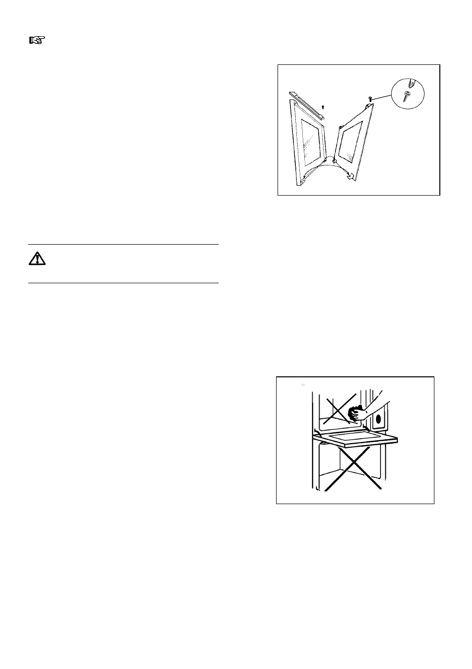 26 to replace the outer door glass, Cleaning inside the ovens | Electrolux 3210 BU User Manual | Page 26 / 44