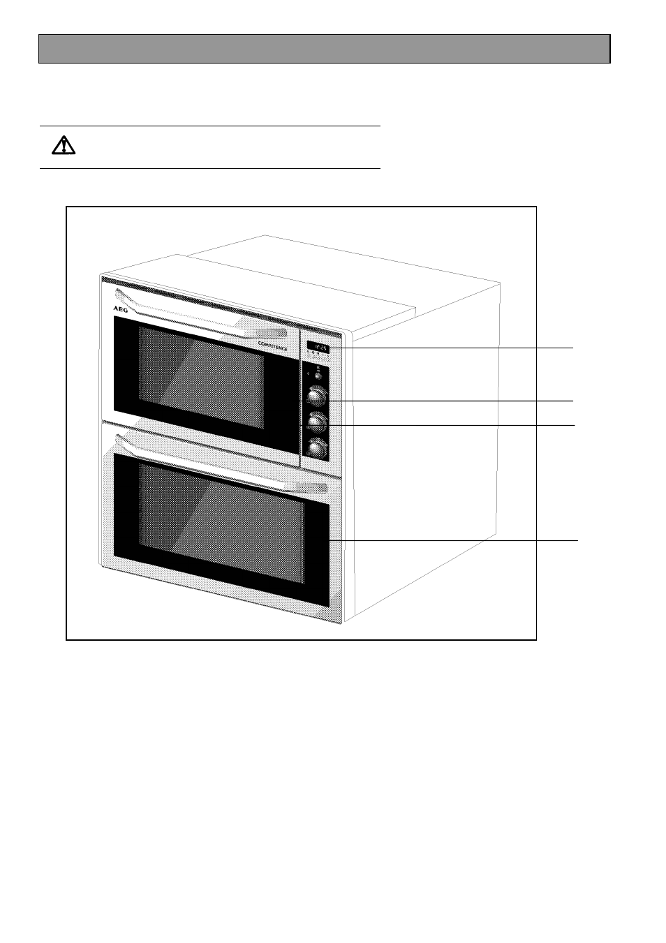 Built in electric double oven, Description of the appliance | Electrolux 3210 BU User Manual | Page 4 / 44