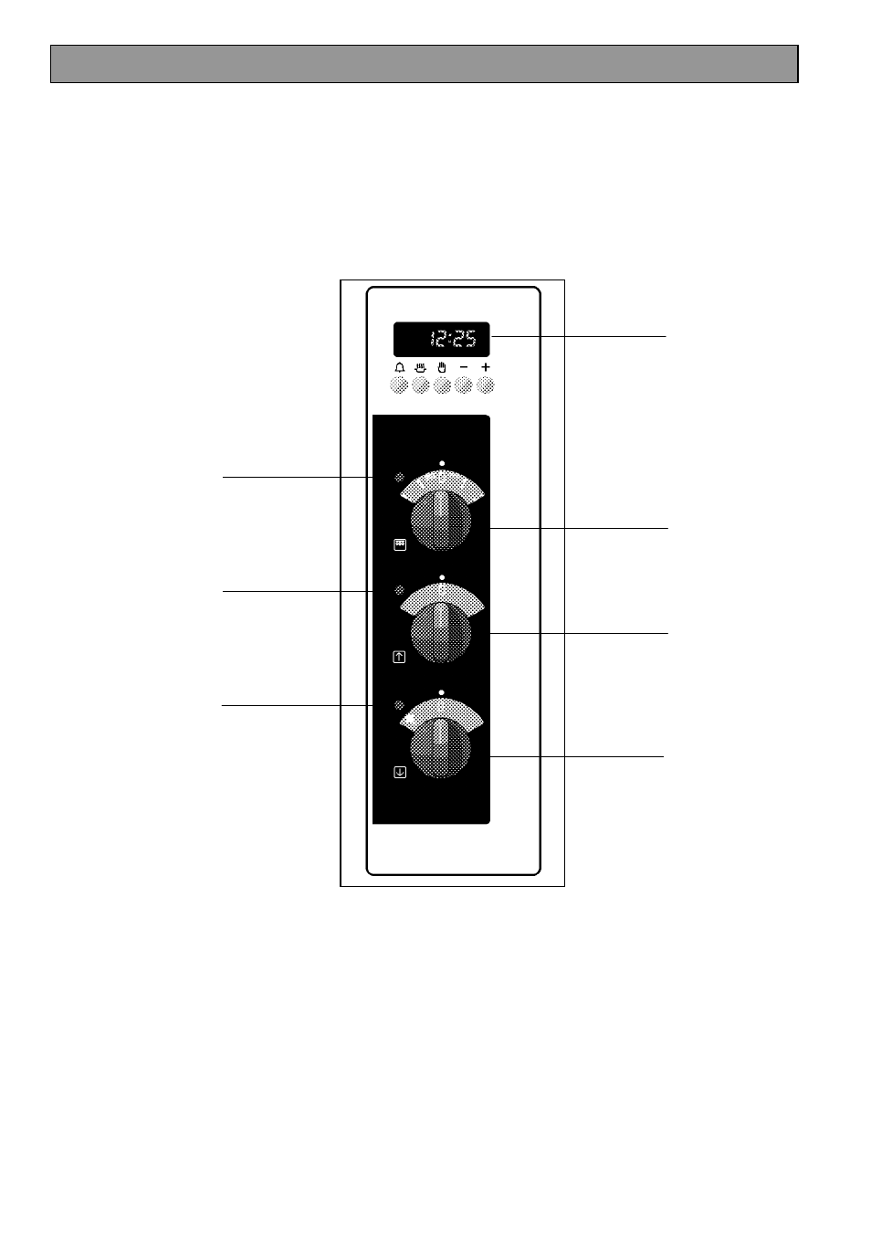 The control panel, Getting to know your oven | Electrolux 3210 BU User Manual | Page 5 / 44