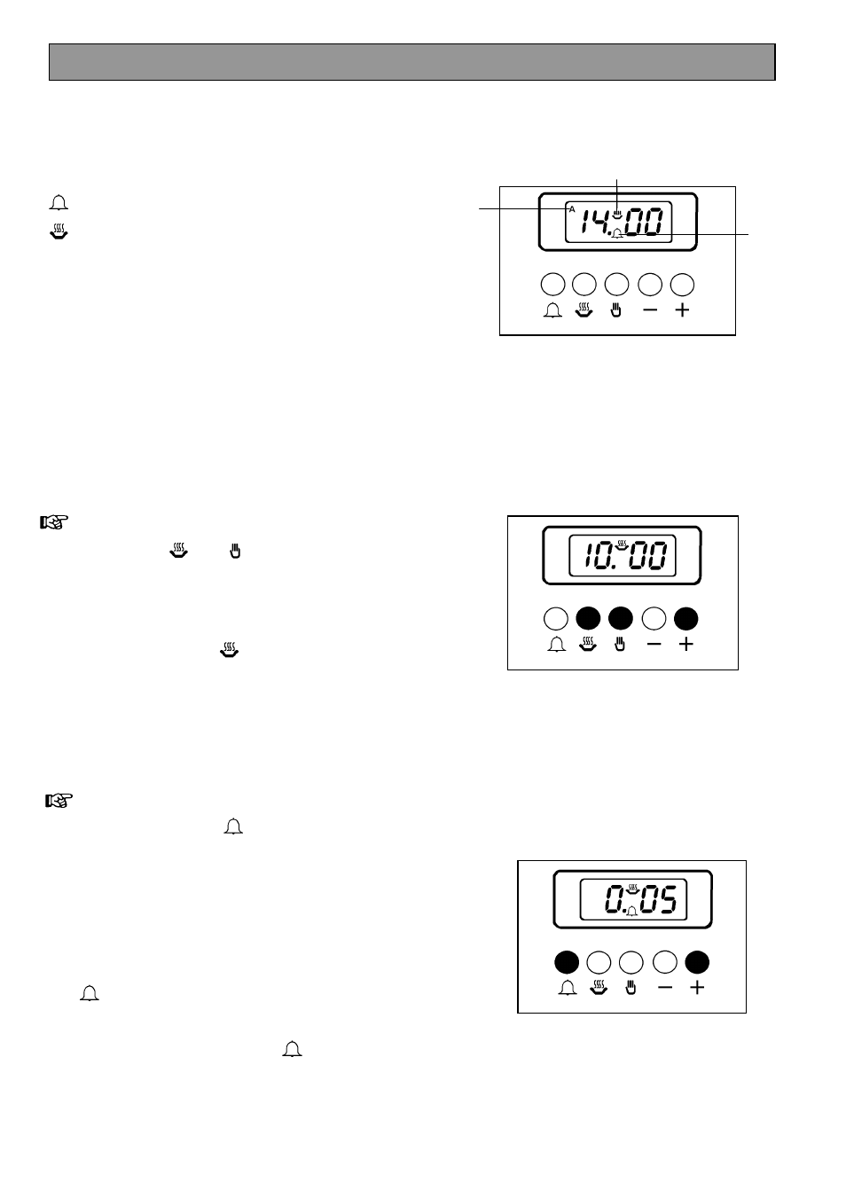 The electronic timer, The minute minder | Electrolux 3210 BU User Manual | Page 9 / 44