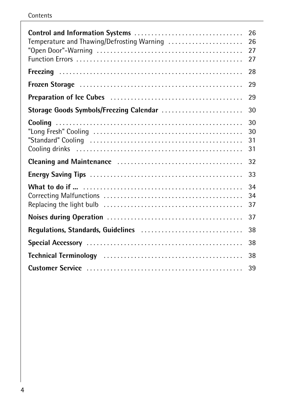 Electrolux ARCTIS No-frost (frost free) User Manual | Page 4 / 40