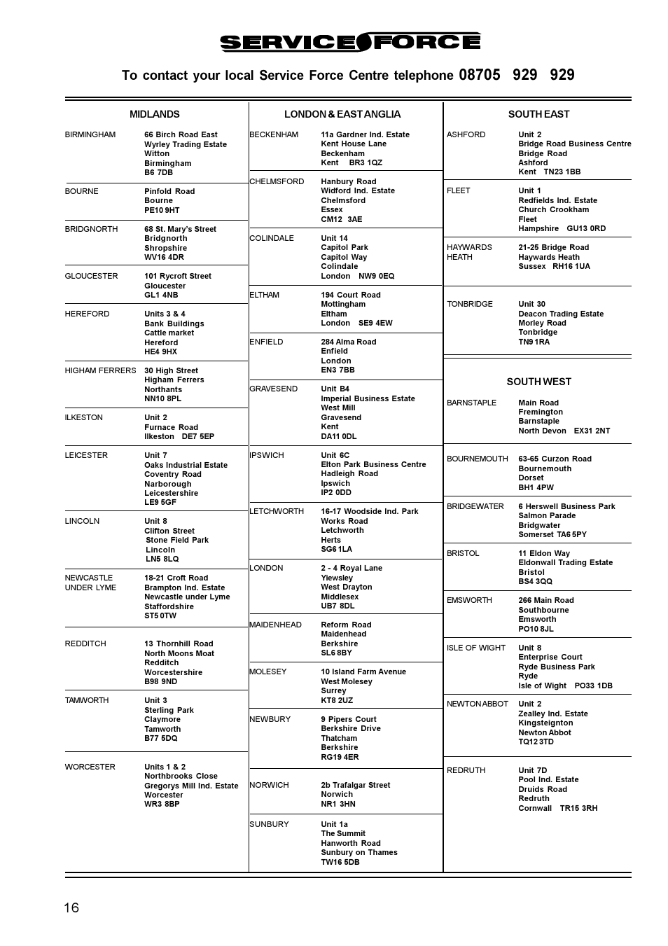 Electrolux U22062 CSIG 509 User Manual | Page 16 / 24