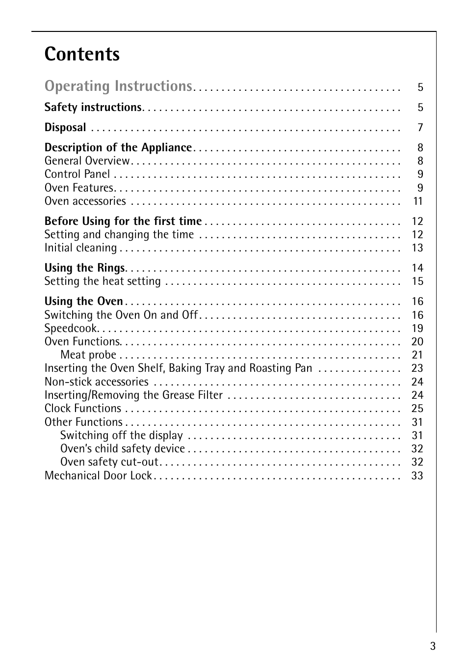 Electrolux E5731-4 User Manual | Page 3 / 64