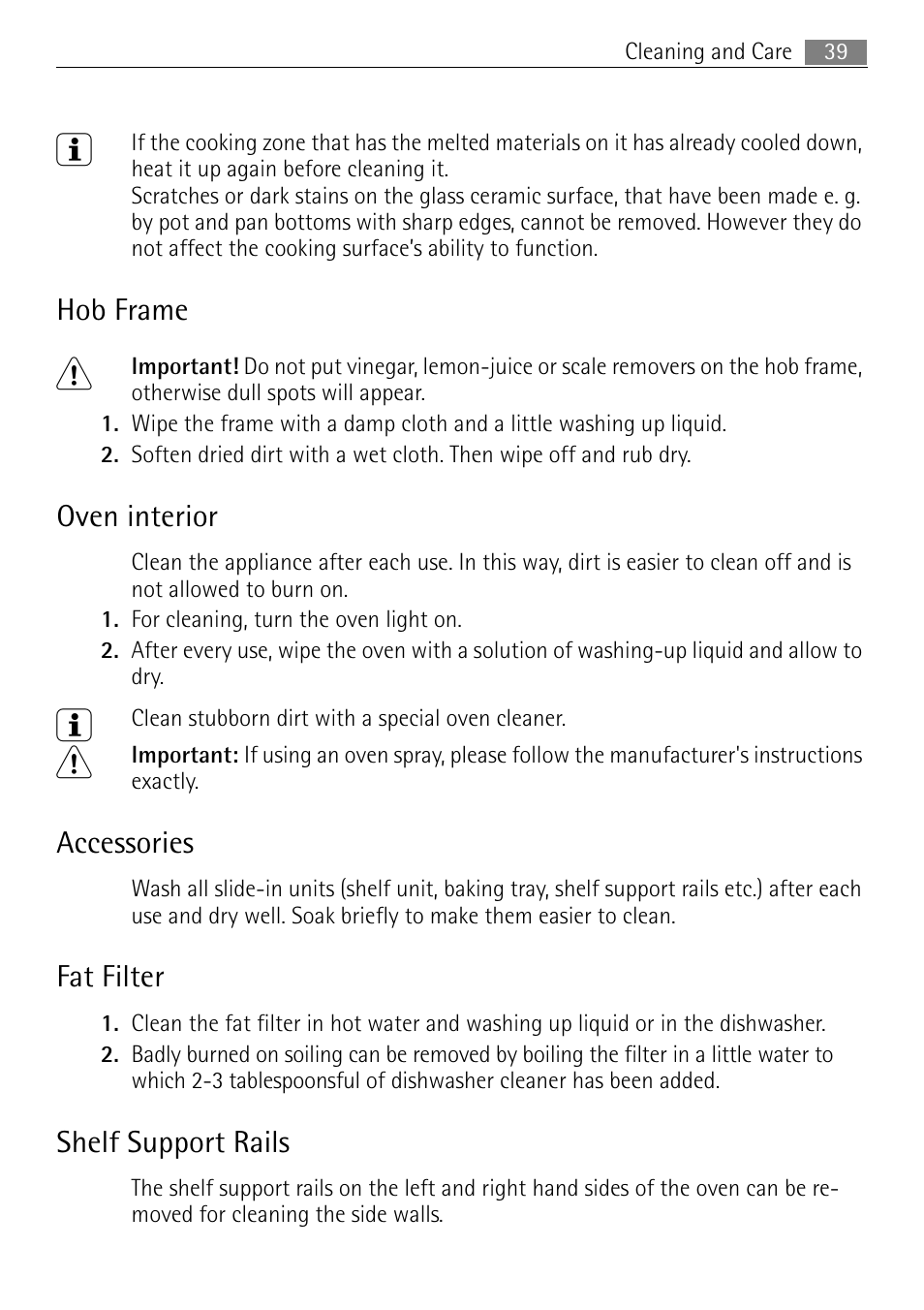 Electrolux 41016VI User Manual | Page 39 / 60