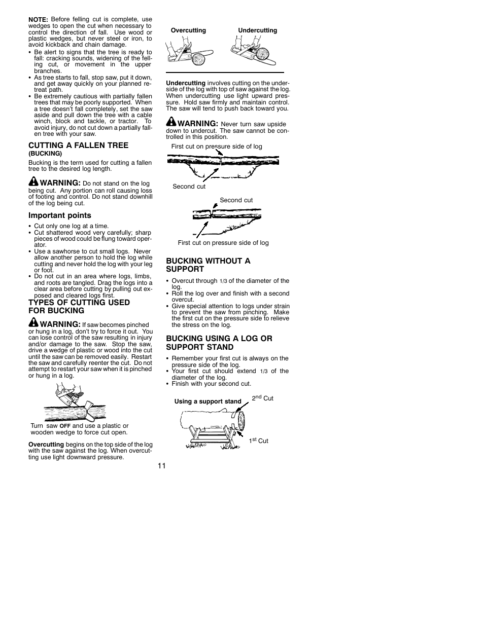 Electrolux POULAN PRO 295 User Manual | Page 11 / 15