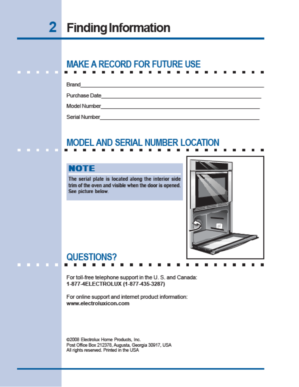 Electrolux E30EW85GSS User Manual | Page 2 / 44