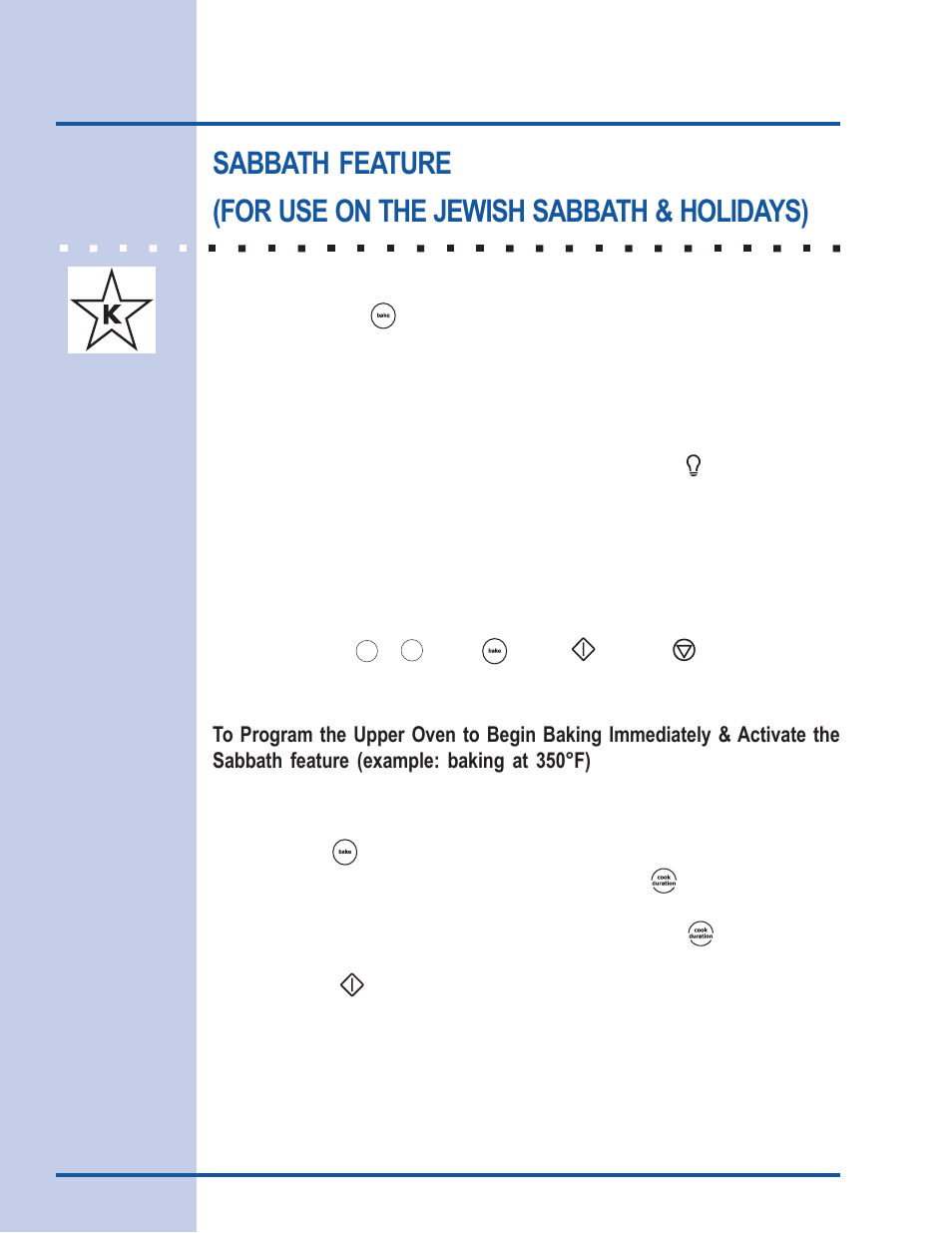 Oven controls | Electrolux E30EW85GSS User Manual | Page 34 / 44