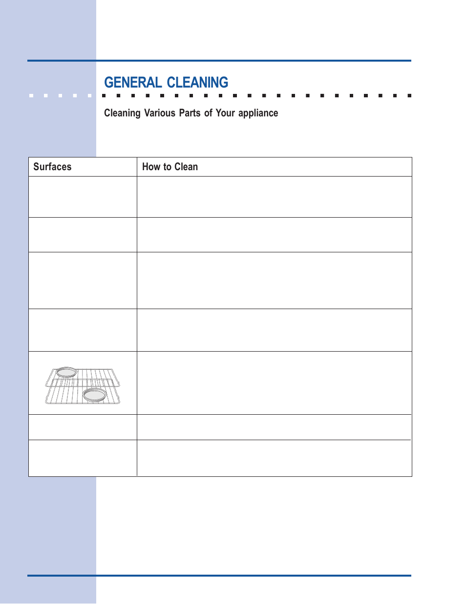 Care & cleaning, General cleaning | Electrolux E30EW85GSS User Manual | Page 38 / 44