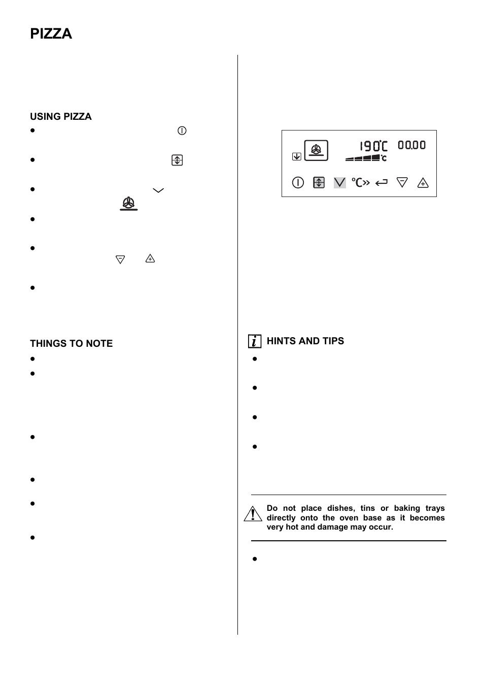 Pizza | Electrolux U28003 EKT6045 User Manual | Page 26 / 48