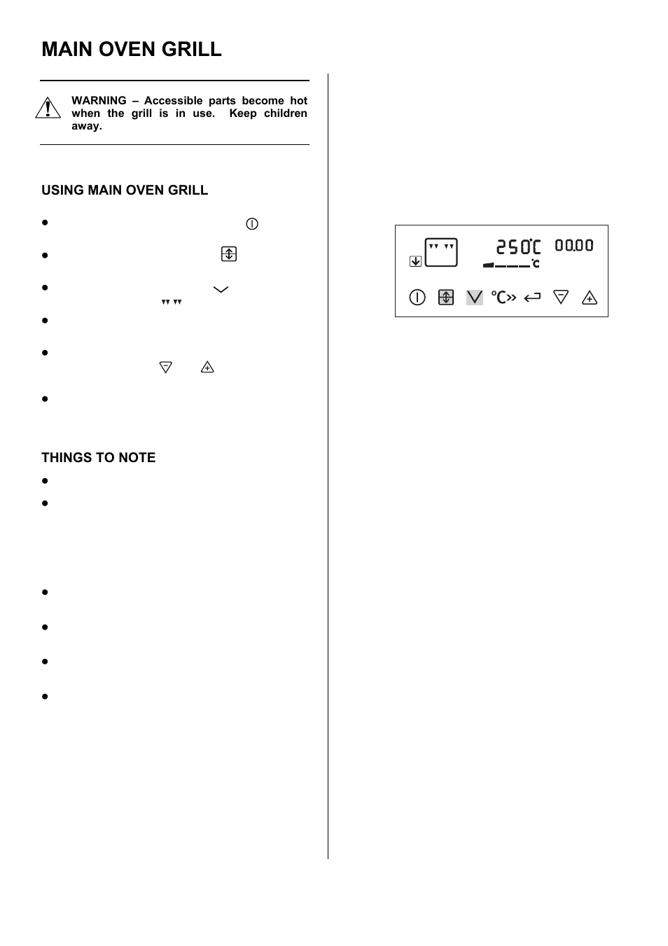 Main oven grill | Electrolux U28003 EKT6045 User Manual | Page 30 / 48