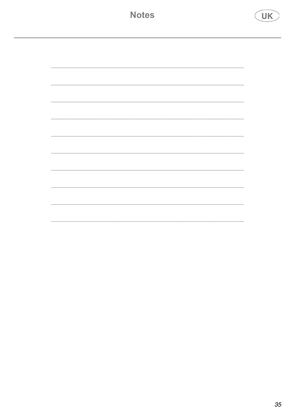 Electrolux C41022G User Manual | Page 35 / 36