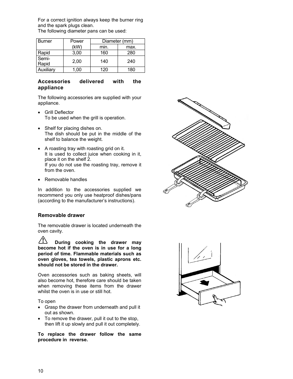 Electrolux DSO51GA User Manual | Page 10 / 27