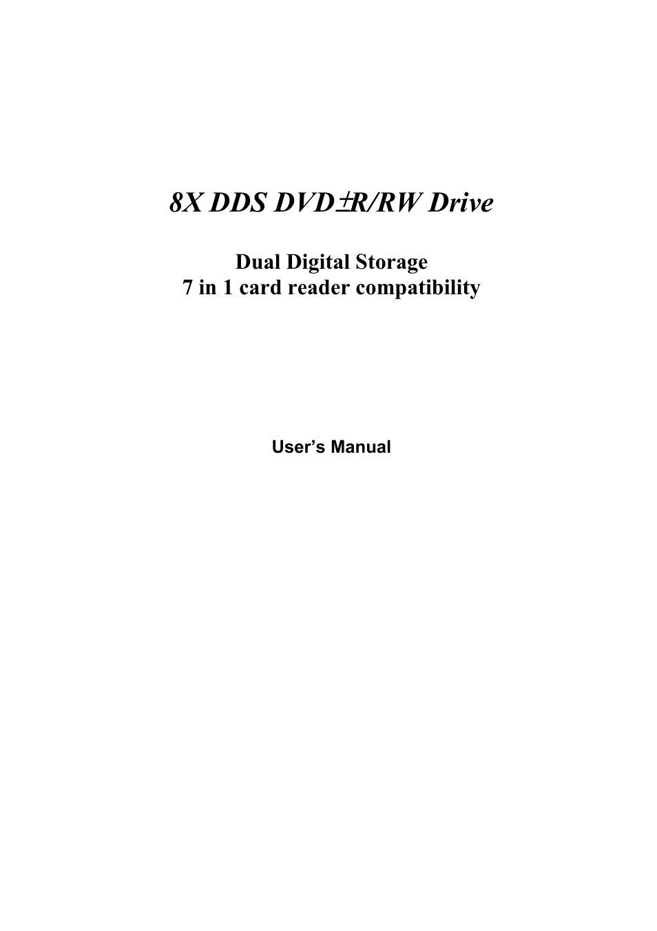 Emprex 8X DDS User Manual | 24 pages