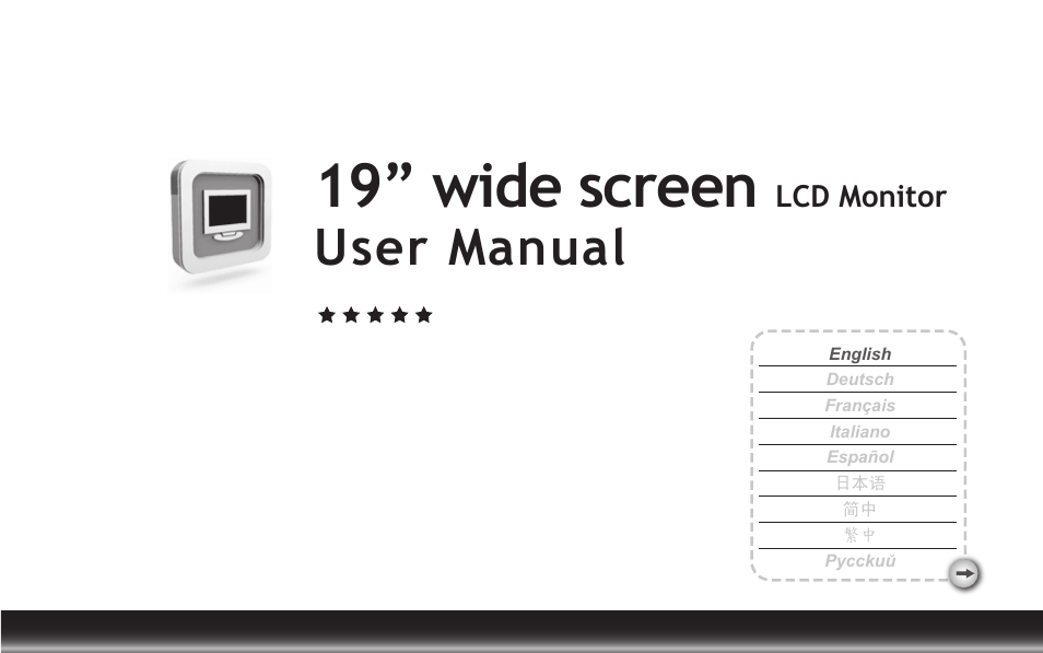 Emprex LCD Monitor LM-1905 User Manual | 12 pages