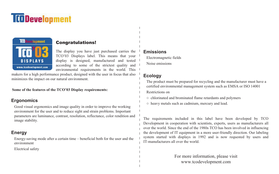 Emprex LCD Monitor LM-1905 User Manual | Page 3 / 12