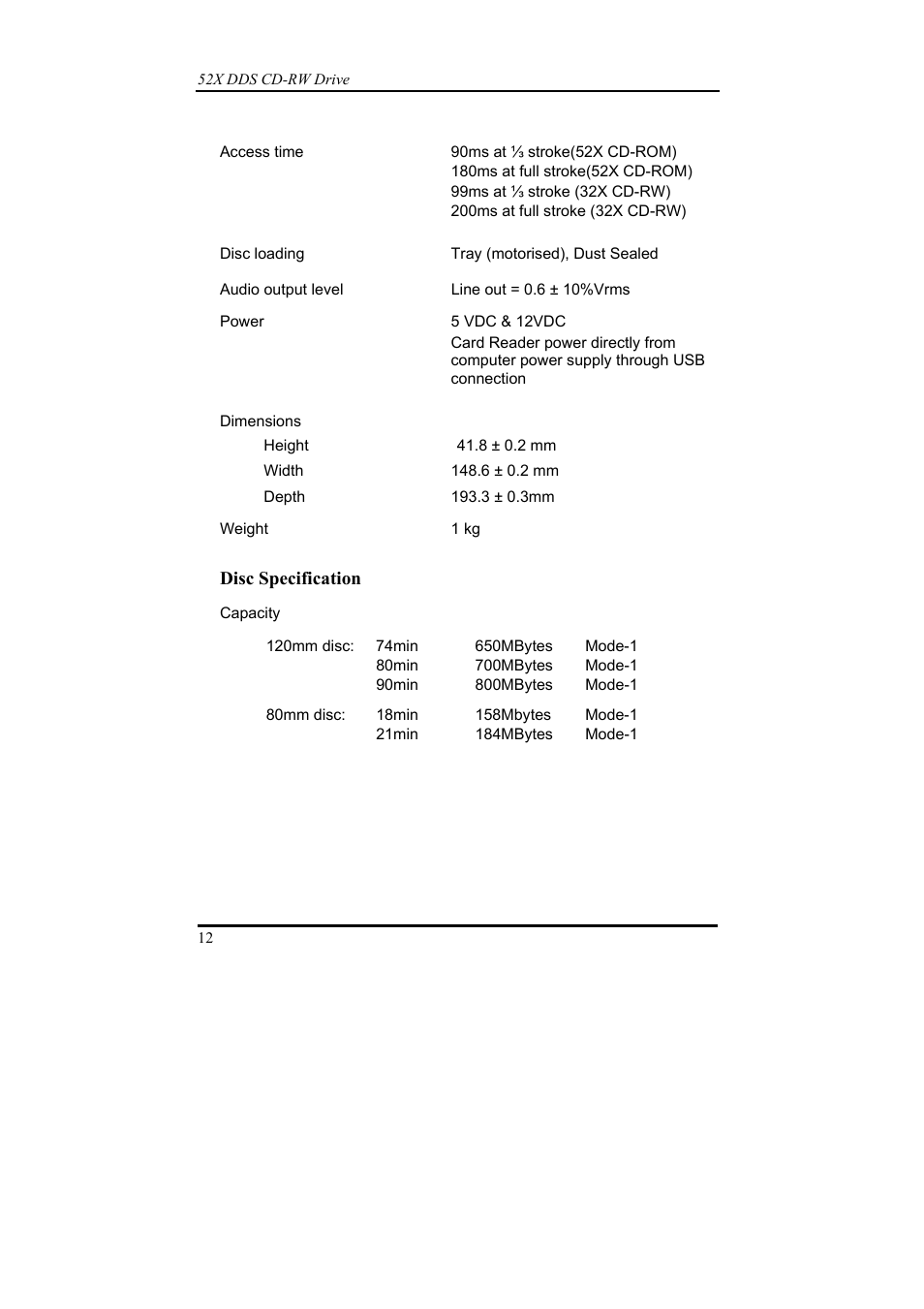 Emprex 52X DDS User Manual | Page 16 / 18