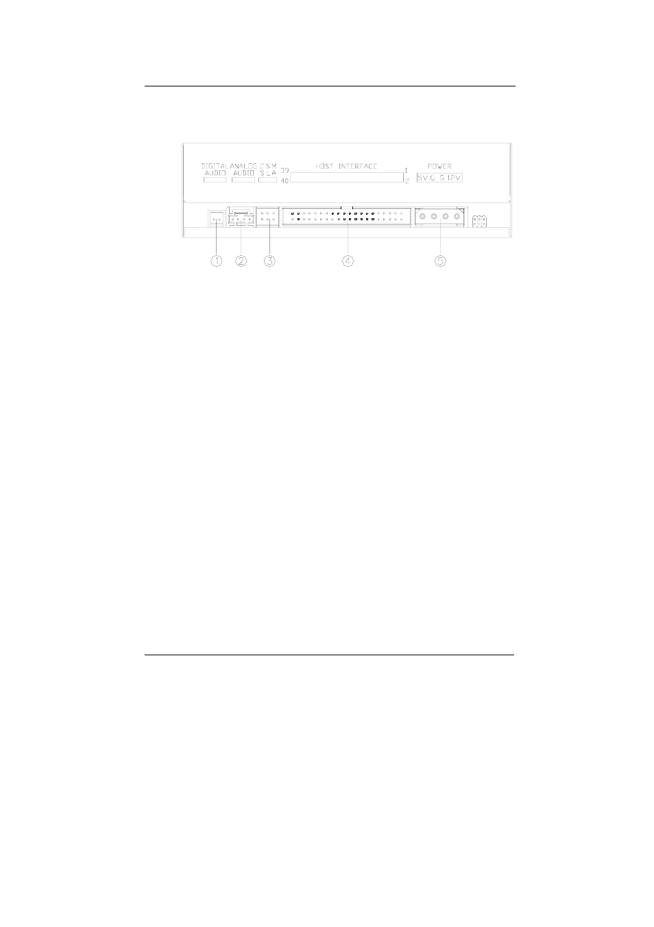 Rear view | Emprex DVD-ROM Drive 16X User Manual | Page 13 / 18