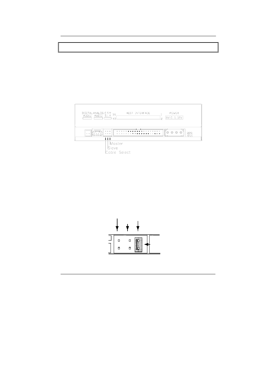 Installation, Host interface connections | Emprex DVD-ROM Drive 16X User Manual | Page 7 / 18