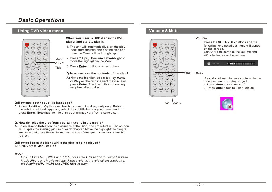 Basic operations | Emprex PD-7001 User Manual | Page 7 / 22