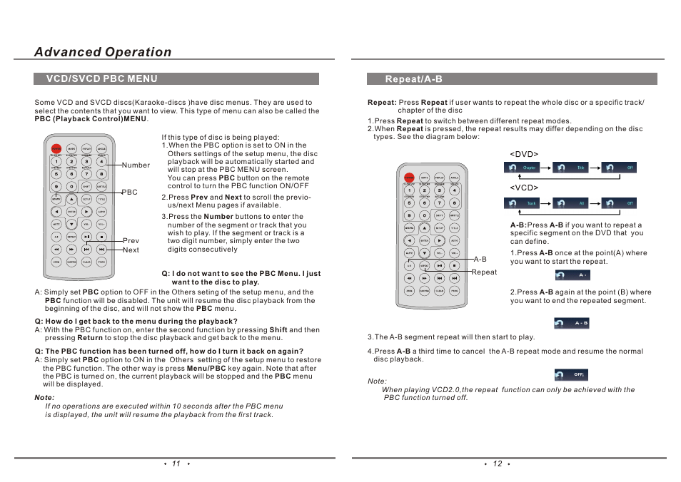 Advanced operation | Emprex PD-7001 User Manual | Page 8 / 22